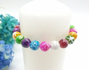 Perlen Tropfschutz Kerzenrock Bunt Kerzen Taufkerze Tischdeko Kommunion Konfirmation Taufe Hochzeit Geburtstag Haarschmuck Tischdeko