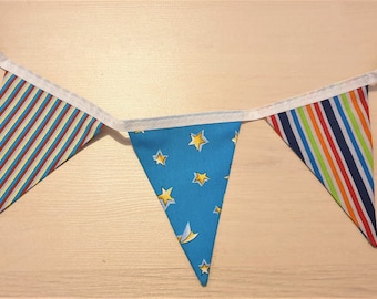 Pennant collar "Buenas Noches" Vivero Azul Baby Room Decoración Cumpleaños Día de la Madre