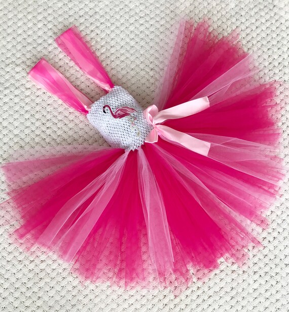 flamingo tutu dress