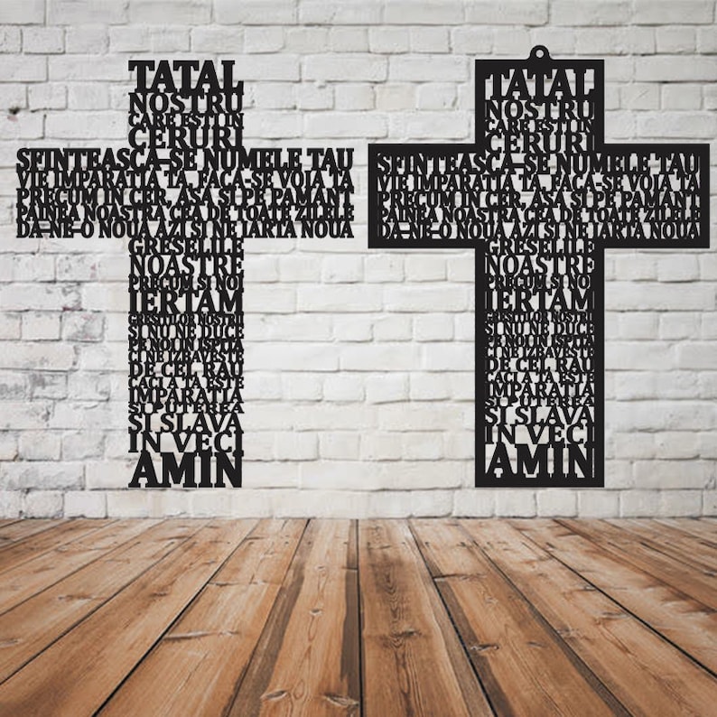 Download Cruce Tatal Nostru Our Father cross in Romanian language ...