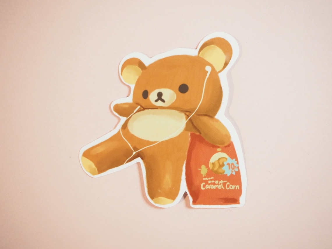 Rilakkuma Sticker Pack // Vinyl Stickers Etsy