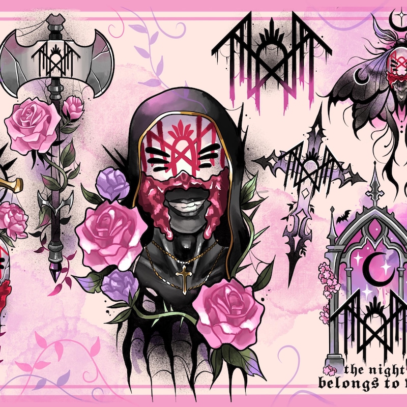 Pink Sleep Token - Etsy UK