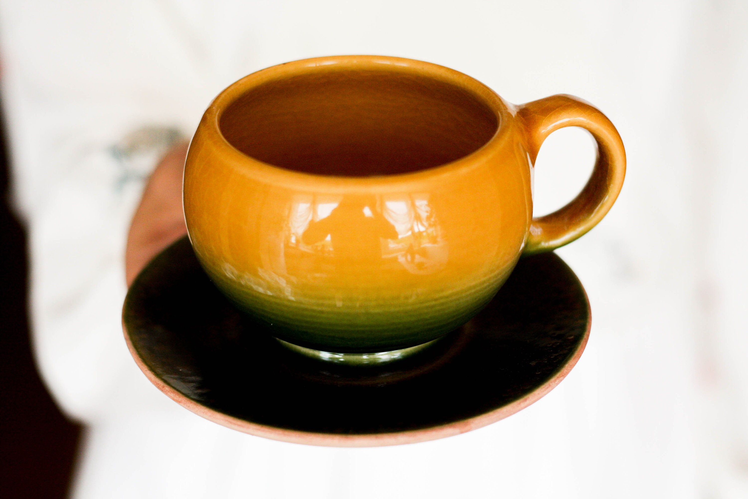 Girlfriend gift Tea set Cup with saucer Tea cup Teacup Ceramic Etsy