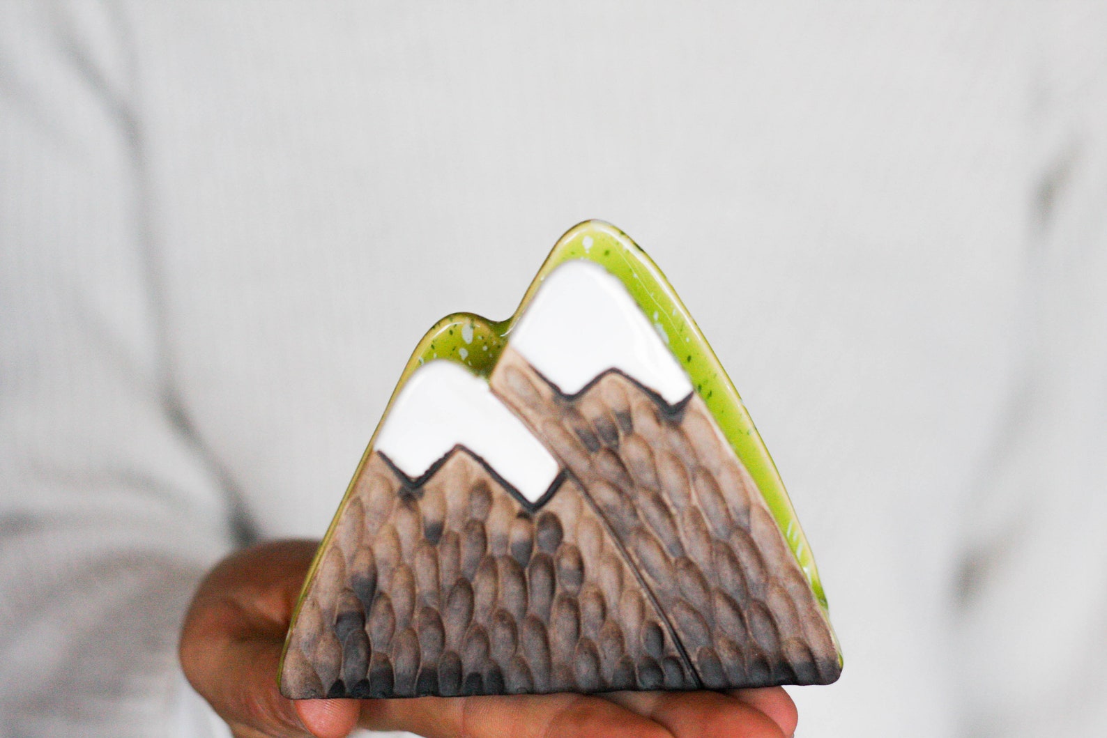 Mountains Ceramic Napkin Holder Kitchen Utensil New Home Gift Etsy