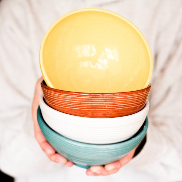 Ceramic Cereal Bowls Etsy
