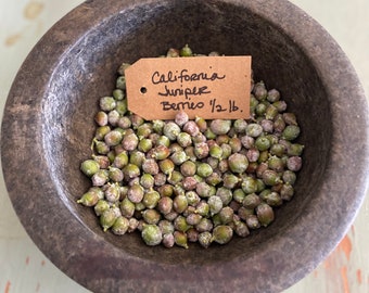 1/2 lb. California Juniper Berries - Fresh Harvest