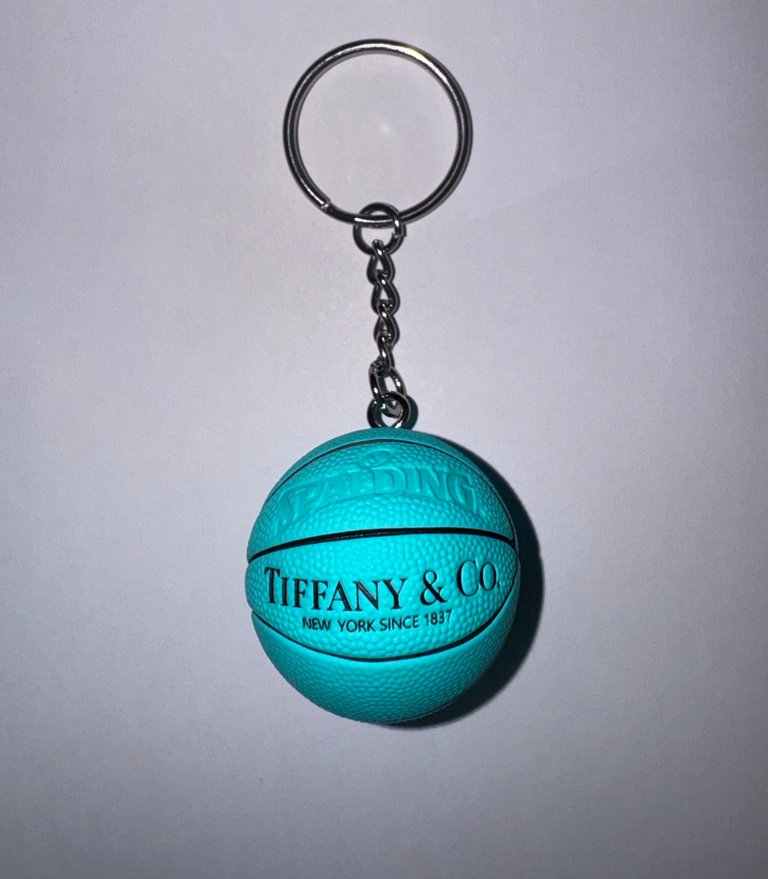 Tiffany & Co. x Spalding バスケットボール キーリング Tiffany & Co. NEW YORK SINCE 1837, Spalding Basketball Novelty Key