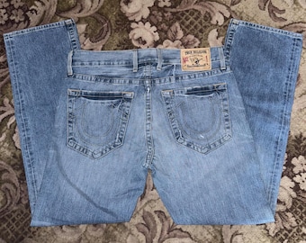 Vintage True Religion Logan Jeans W34x32.5 - Y2K Denim - Etsy