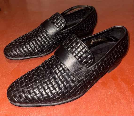 Rare A. Testoni Black Breathable Summer Loafers Leather Sole  display picture 2