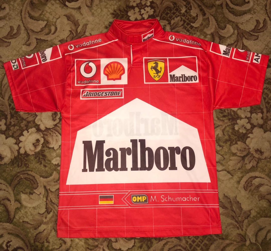 T-shirt Ferrari Michael Schumacher Formule 1 - Taille XXL Homme, Rouge - Occasion En Bon état