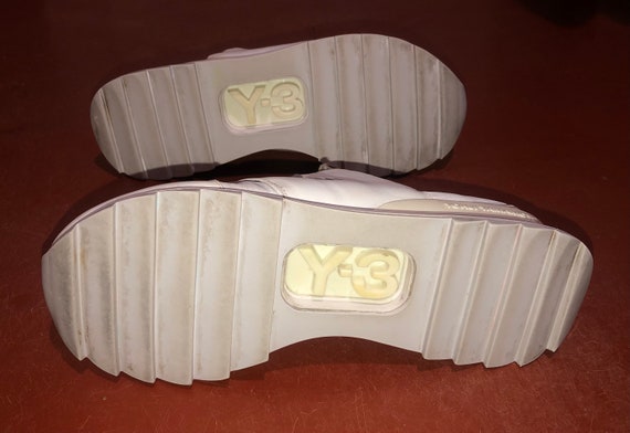 Y-3 White Women Sneakers, Yohji Yamamoto, Adidas Shoes Size