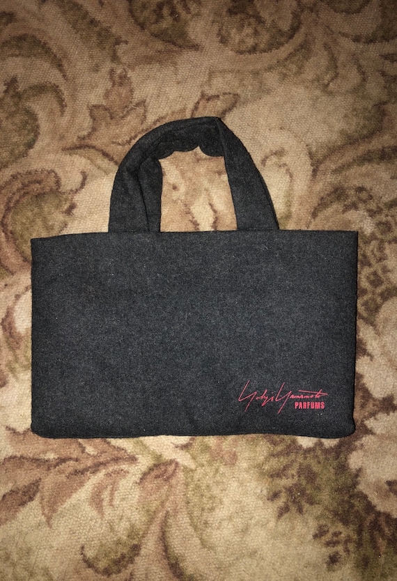 yohji yamamoto wool small bag