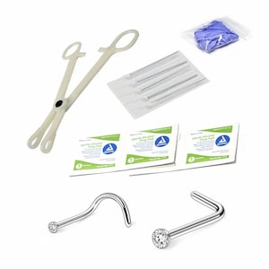 13 pieces nose piercing kit