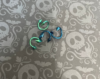 Twister ring 16G with spikes/cons (pack of 4)