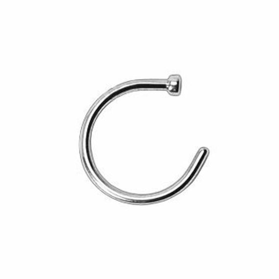 Buy Surgical Steel Gold Plated 18ga or 20ga Nose Hoop Ring Online in India  - Etsy