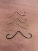 16G Mustache Septum Nose jewelry Silver Sterling, 16G Surgical Steel Septum Bar, Rainbow Rings Septum Jewelry 