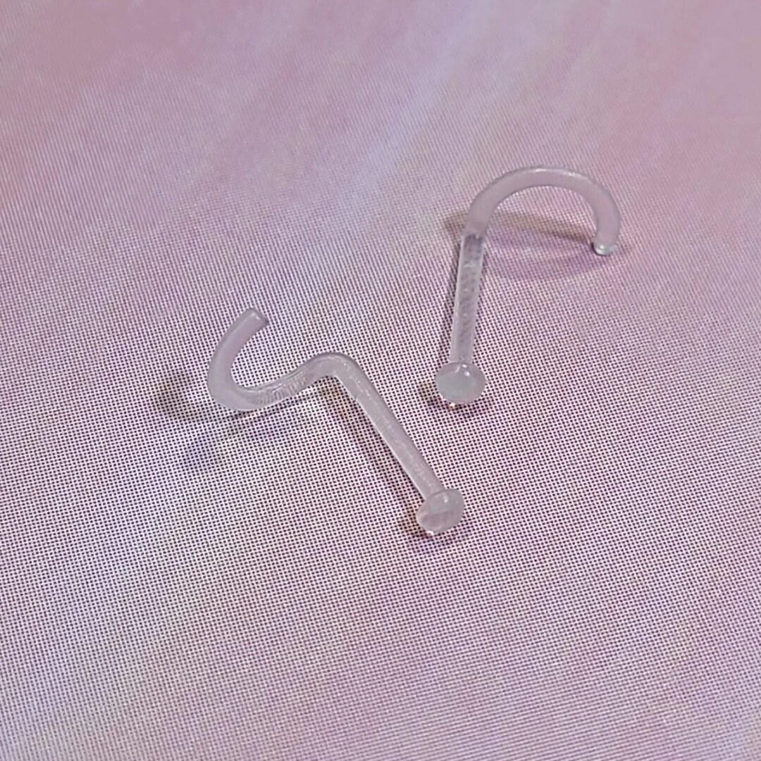 10 Barres Courbes Bioflex 14G FECTAS - Pour Piercing Septum, Sourcil, Nombril - 12/14/16/18 Mm