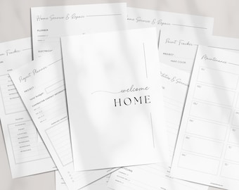 Realtor Client Gift | Welcome Home Gift | Home Management Planner