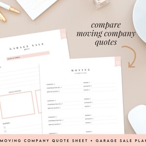 House Hunting + Moving Planner | Moving Checklist | Printable PDF ...