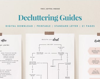 Decluttering Guide & Checklists | Digital Download