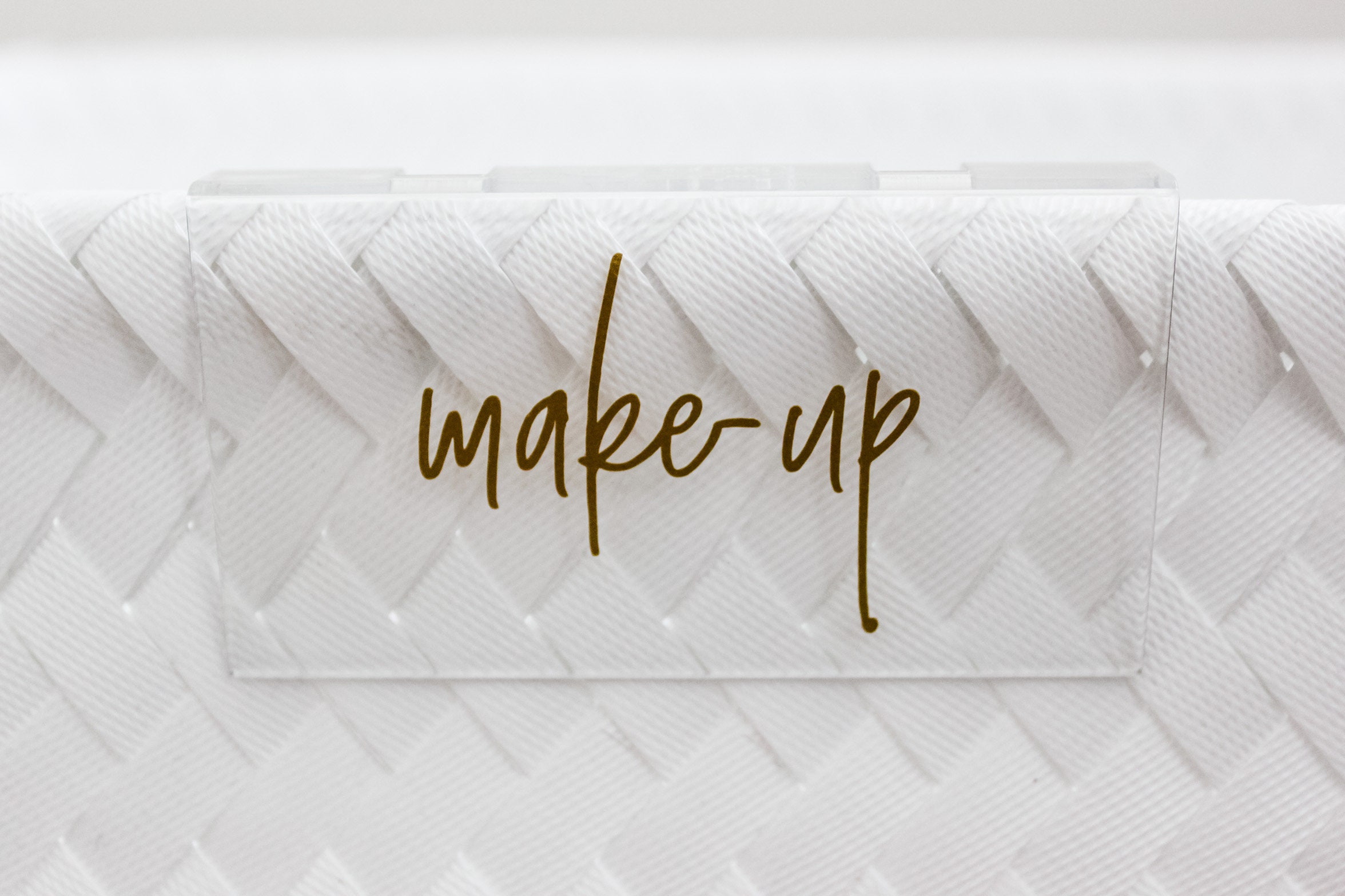 Custom Vinyl Labels Sized for the Home Edit Clear Bin Clips ...