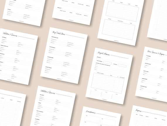 Homekeeping Binder Printable Templates 11 Home Management Binder Ideas