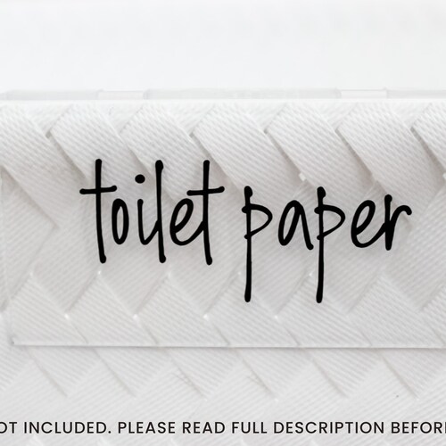 Vinyl Label for the Home Edit & Idesign Bin Clips the Etsy