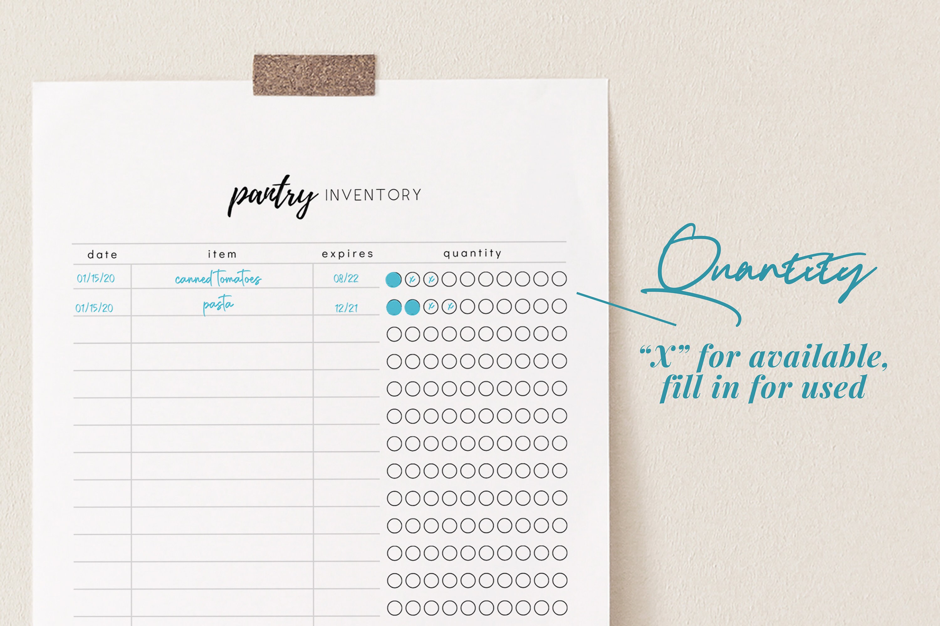 Organized Home Bundle Printable | Inventory Sheets, Cleaning Checklist ...