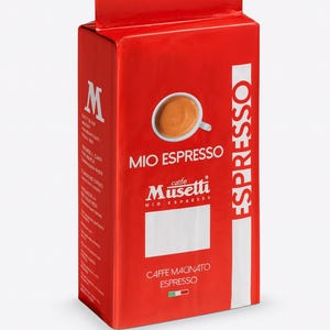 Mio Espresso Italian Coffee Beans – Bold & Smooth, Medium-Dark Roast, Rich Crema, Arabica and Robusta Blend
