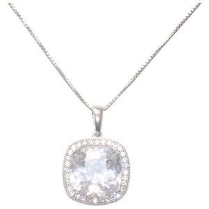 Sterling Silver Cubic Zirconia Necklace