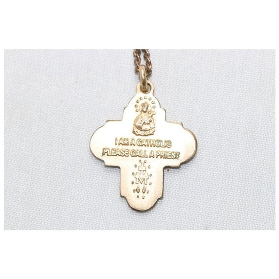 14 KT Gold Filled Religious Necklace - image 6