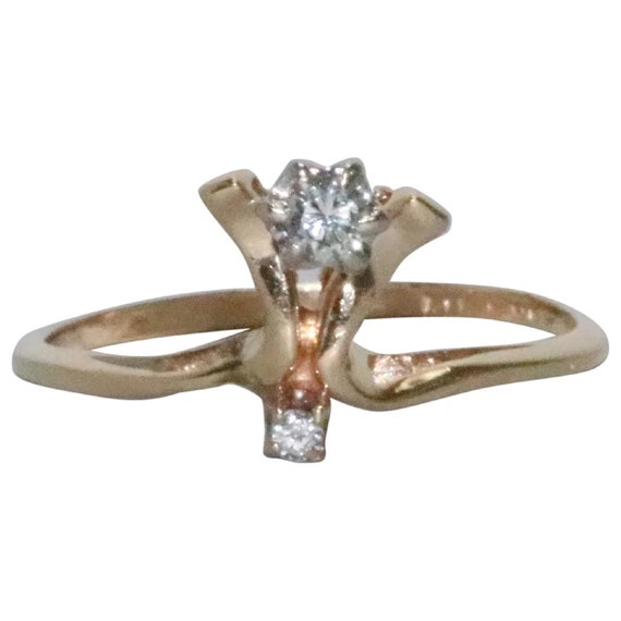 Vintage 14 KT Yellow Gold Ring - image 1