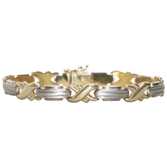 14 KT Two Toned Gold Bracelet