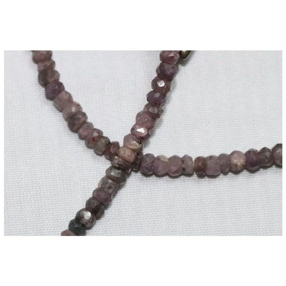 Natural Untreated Faceted Ruby And Sterling Silve… - image 10