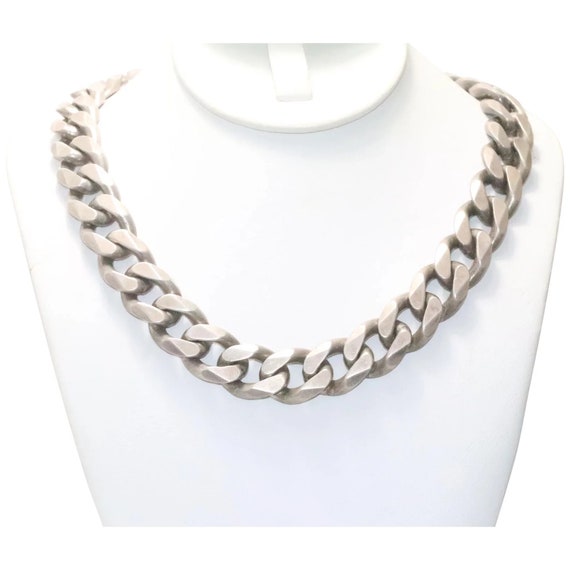 Sterling Silver Cuban Link Chain Necklace