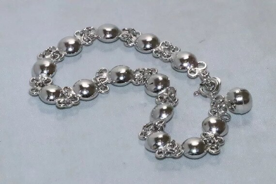 Vintage Sterling Silver Bracelet - image 3