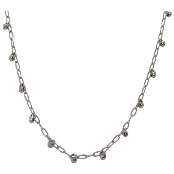 14 KT White Gold Necklace