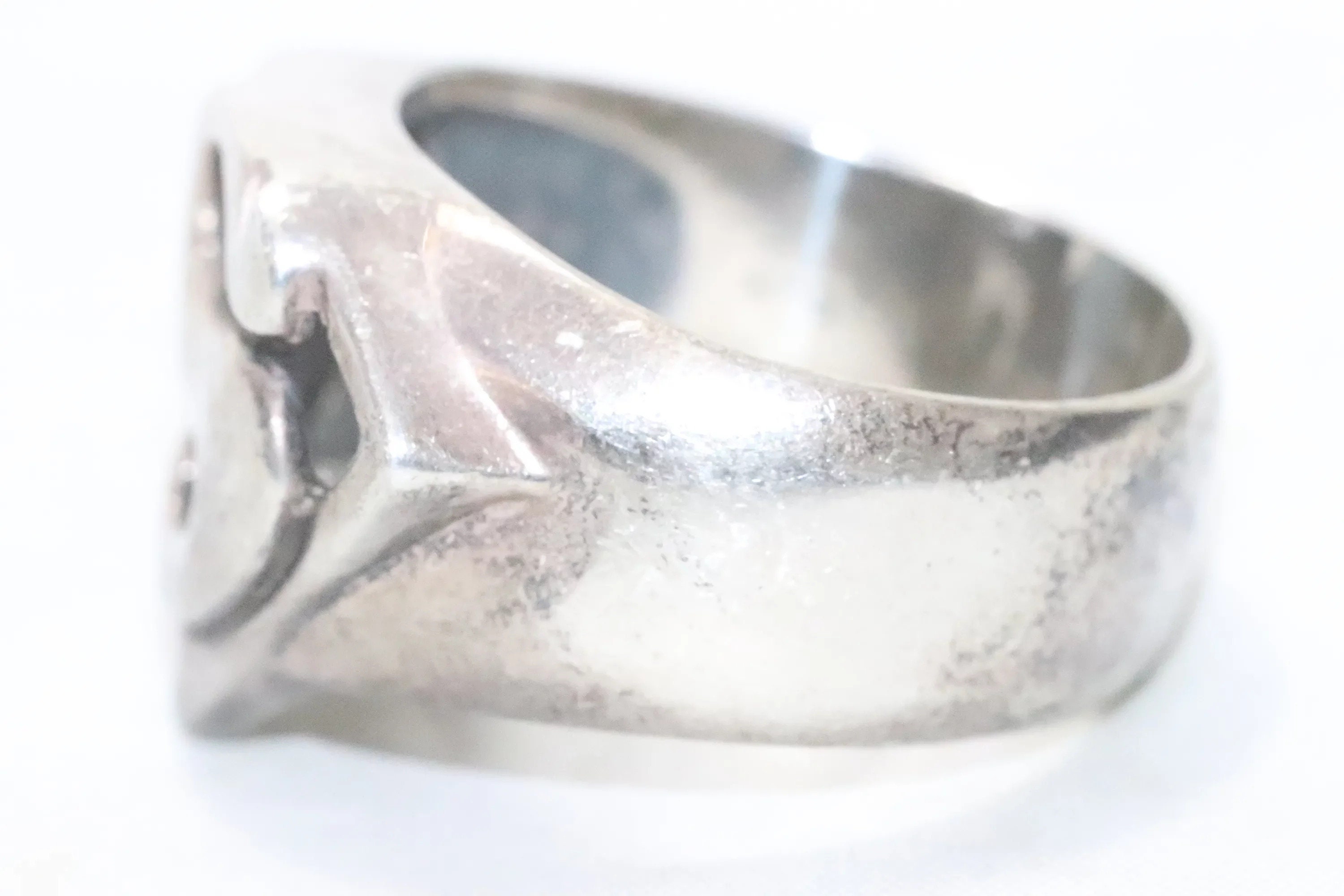 Sterling Silver Superman Symbol Ring - Etsy