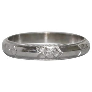 14 Kt Weißgold Ring