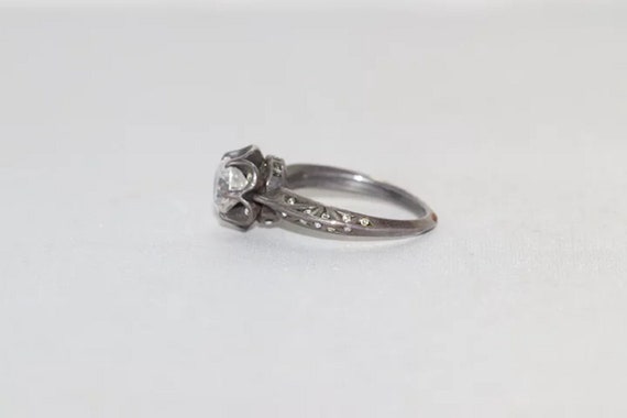 Sterling Silver Flower Ring - image 3