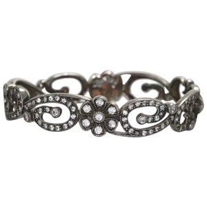 Sterling Silver White Zircon Bracelet
