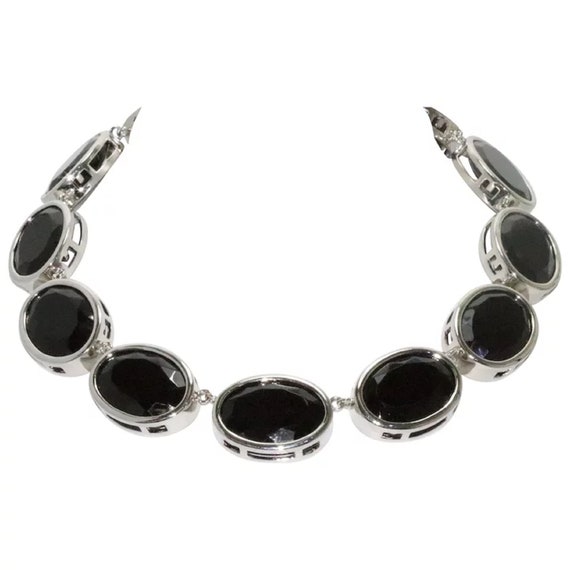 Large vintage black onyx - Gem