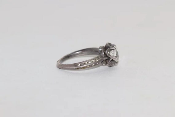 Sterling Silver Flower Ring - image 5