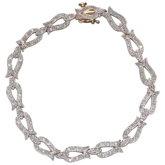 Diamond horseshoe bracelet deals