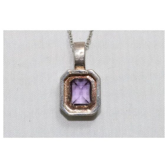 Sterling Silver Amethyst Necklace View 4