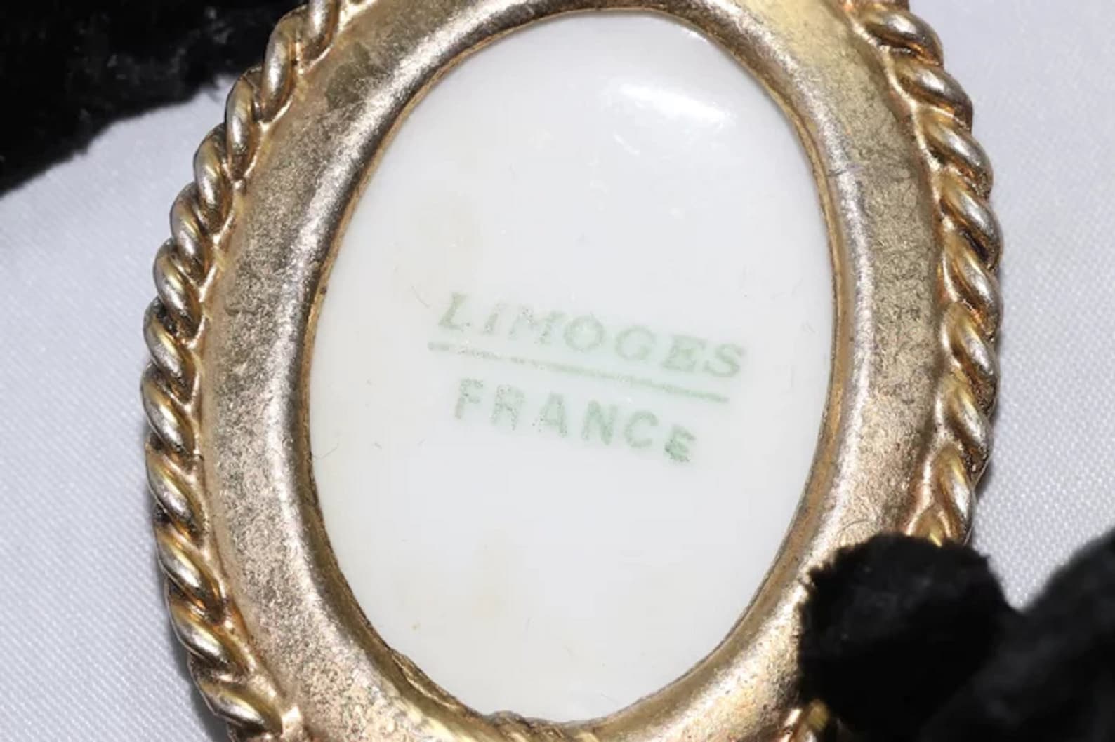 Vintage Limoges France Necklace Etsy