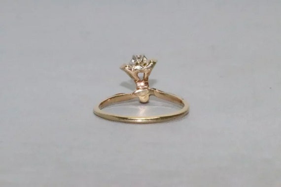 Vintage 14 KT Yellow Gold Ring - image 4