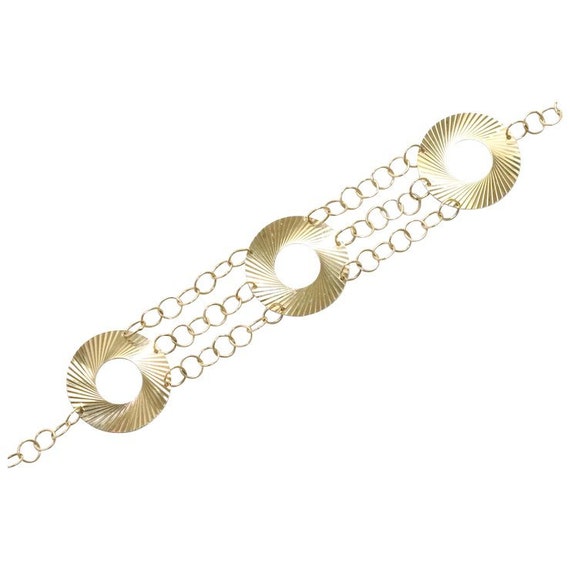 Unique 14KT Yellow Gold Bracelet