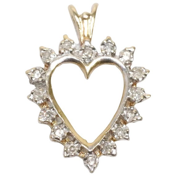 Heart pendant 14 ct - Gem
