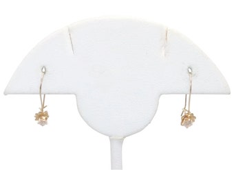 14KT Gold Cubic Zirconia Stone Earrings